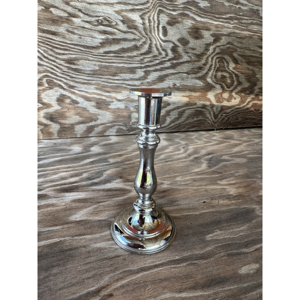 Vintage Gallery Originals Silver tone 1 Candle Stick Holder 1984